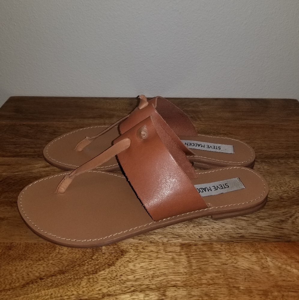 Steve Madden Leather Olivia Sandle Size 7.5